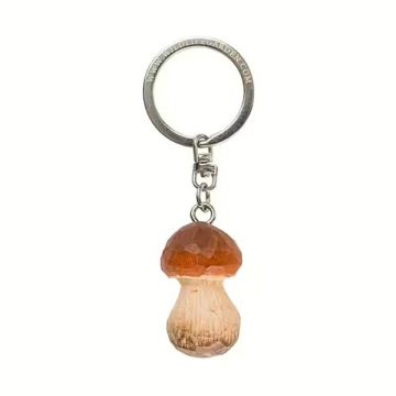 Wildlife Garden Keyring - Porcini Mushroom