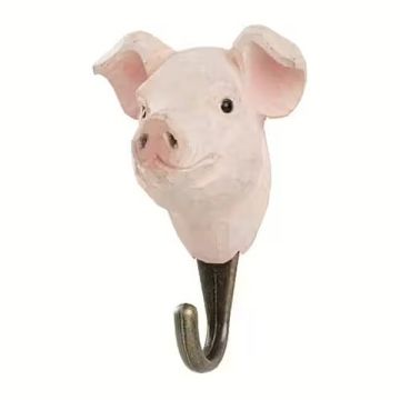 Wildlife Garden Hook - Pig