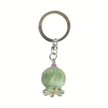 Wildlife Garden Keyring - Poppy