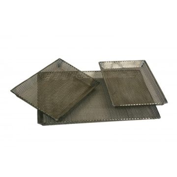 Set Of 3 Grill Trays