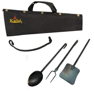 Set Of 3 Utensils With Cotton Wraps