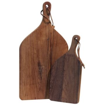 Set Of 2 Teak Chopping Board