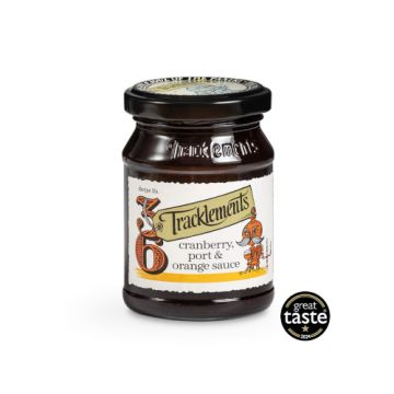 Tracklements Cranberry, Port & Orange Sauce 210g