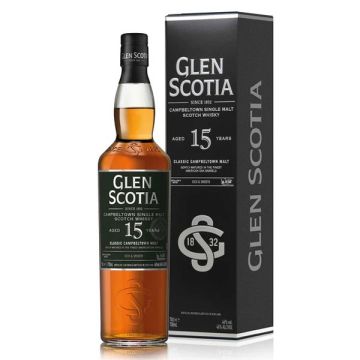 Glen Scotia Single Malt Scotch Whiskey 15 Year Old 70cl