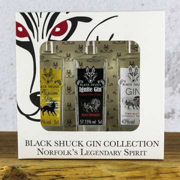 Black Shuck Gin Miniature Gift Pack 3 x 5cl