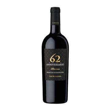 Primitivo Di Manduria Riserva 'Anniversario 62', San Marzano 2018 75cl