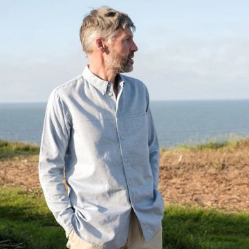 Yarmouth Oilskins The Yarmouth Shirt Light Blue