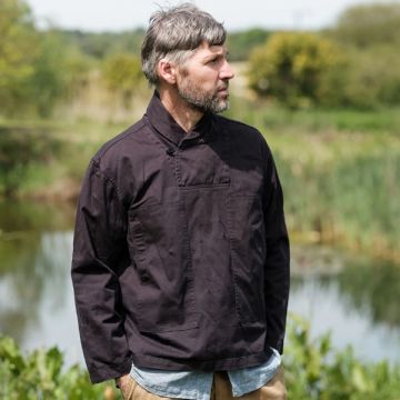 Yarmouth Oilskins The Shawl Collar Smock Indigo