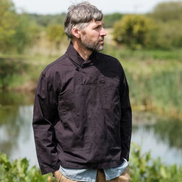 The Shawl Collar Smock Indigo XL