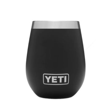 YETI Rambler 10 Oz Wine Tumbler (Black)
