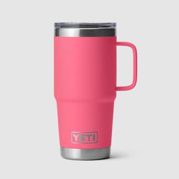YETI Rambler 20 Oz Travel Mug Tropical Pink