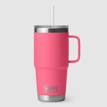 YETI Rambler 25 Oz Straw Mug Tropical Pink