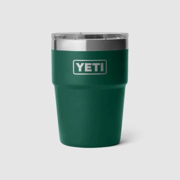 YETI Single 16 Oz Stackable Cup 2.0 Black Forest Green