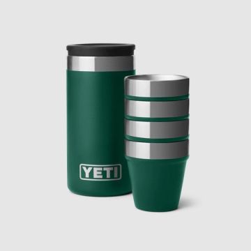 YETI Rambler Shot Glasses Black Forest Green