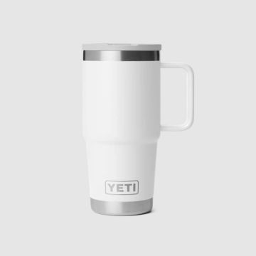 YETI Rambler 20 Oz Travel Straw Mug White
