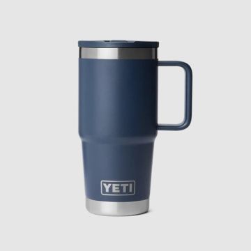 YETI Rambler 20 Oz Travel Straw Mug Navy