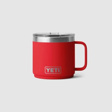 YETI Rambler 14 Oz Mug With Ceramic Lining Rescue Red