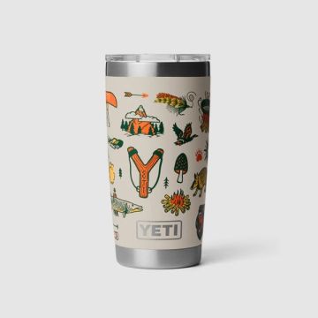 YETI Rambler 20 Oz Tumbler MS Cape Summer Camp