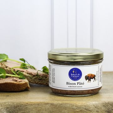 Bakers & Larners Bison Pate with Fried Onions 180g
