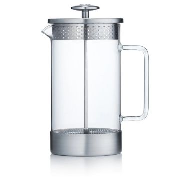 Barista & Co Core Coffee Press 8 Cup, 1L (Steel)