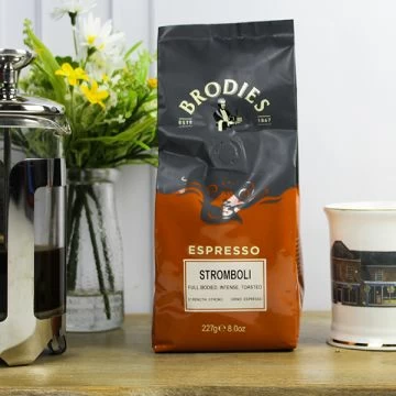 Brodies Stromboli Volcanic Espresso Coffee 227g