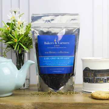 Bakers & Larners Tea Library Collection Loose Earl Grey Blue Lady Tea 115g