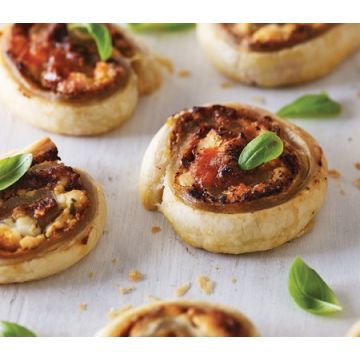 Cook Goat's Cheese & Pesto Whirls 12 Canapes