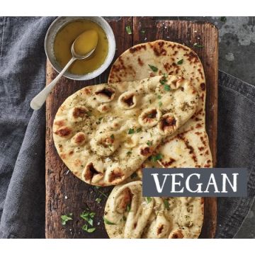 Cook Garlic & Coriander Naan Serves 2