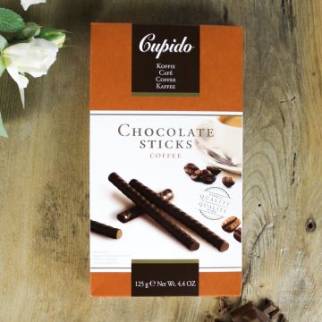 Cupido Milk Chocolate Coffee Sticks 125g