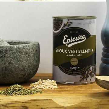 Epicure Bijoux Verts Lentils 400g