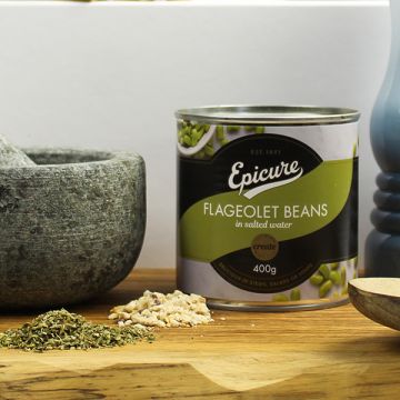 Epicure Green Flageolet Beans 400g