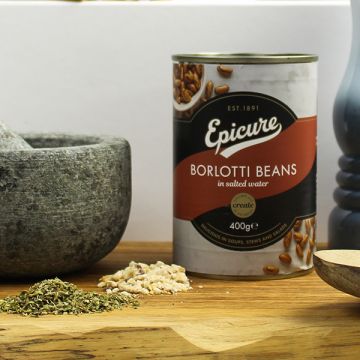 Epicure Borlotti Beans 400g