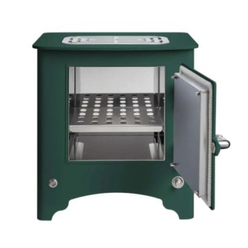 Everhot Electric Stove In Forest Green