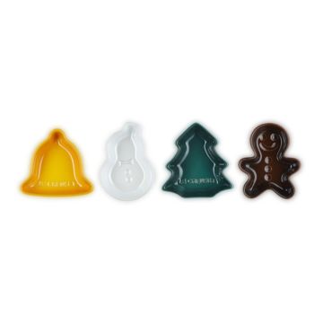 Le Creuset Set of 4 Mini Christmas Dishes