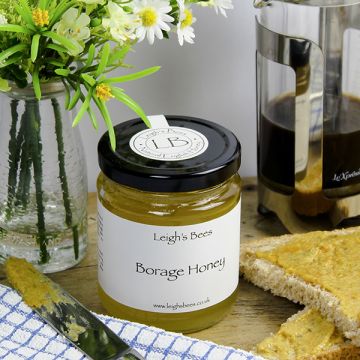 Leigh's Bees Borage Honey 340g