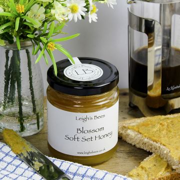 Leigh's Bees Blossom Soft Set Honey 350g