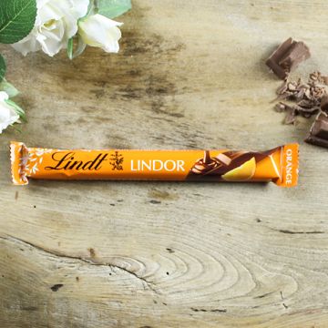 Lindt Lindor Milk Orange Bar 38g