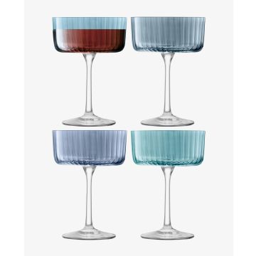 LSA Assorted Sapphire Cocktail Glasses