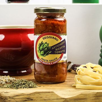 Seggiano Artichoke Ricotta and Tomato Pasta Sauce 220g