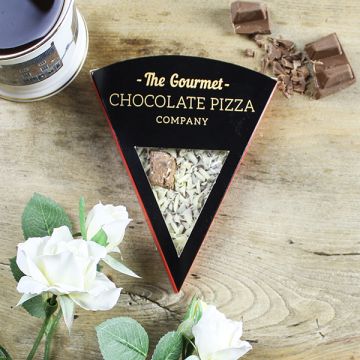 The Gourmet Chocolate Pizza Company Slice Crunchy Munchy Chocolate Pizza 50g