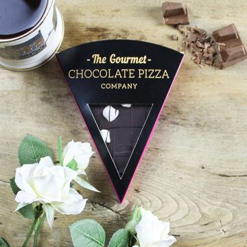 The Gourmet Chocolate Pizza Company Devilishly Dark Chocolate Pizza Slice 50g