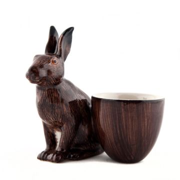 Quail Ceramics Hare With Egg Cup