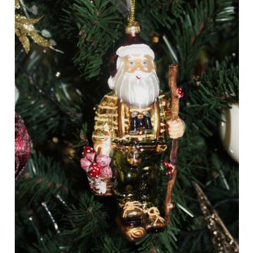 Foraging Father Christmas Tree Decoration
