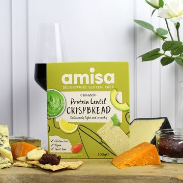 Amisa Protein Lentil Crispbread 100g