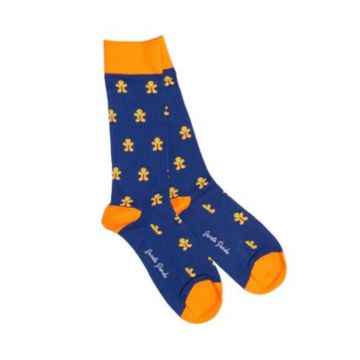 Swole Panda Gingerbread Man Socks (Size 7-11)