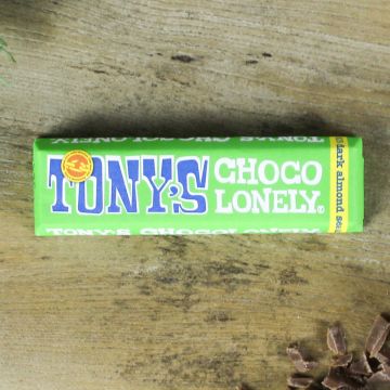 Tony's Dark Chocolate 51% Almond And Sea Salt Bar 47g